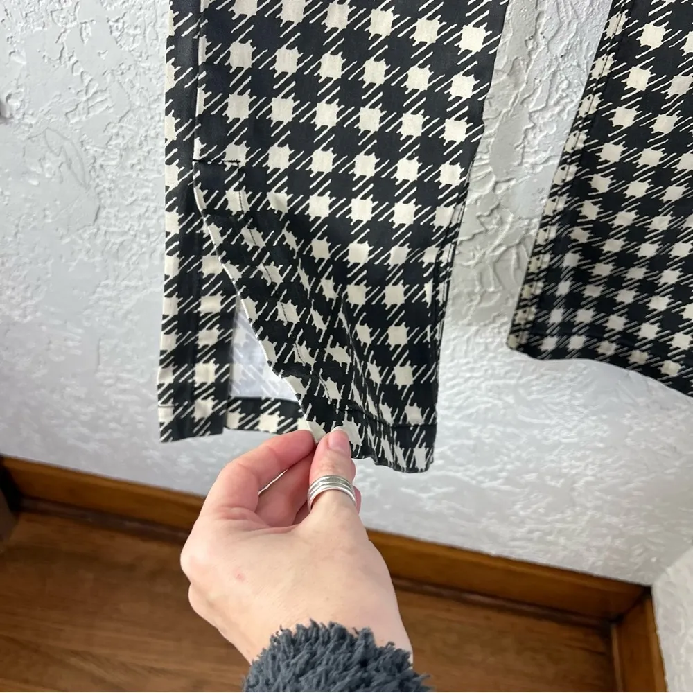 BDG | Kick Flare High Rise Cropped Jeans Houndstooth UO Size 29 - Image 4