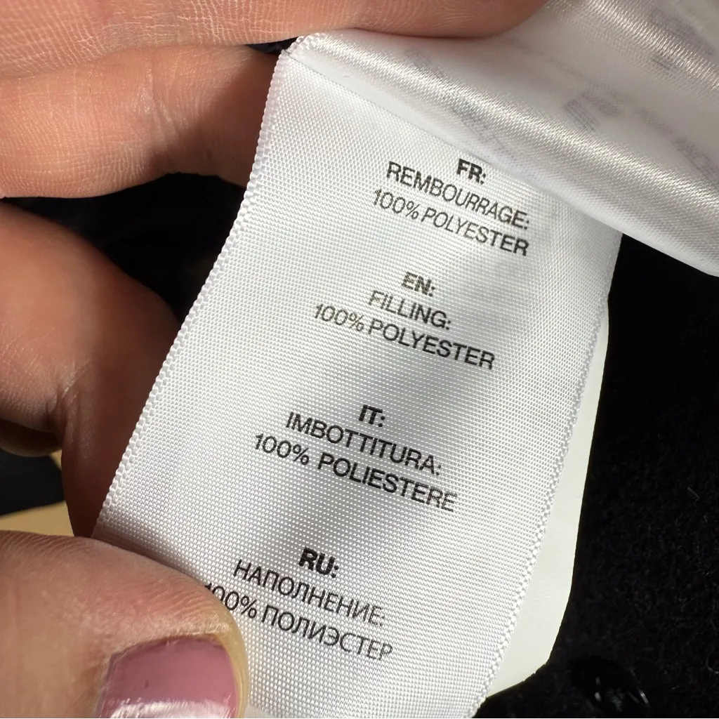 Soia & Kyo Black FRIEDA Wool Coat Size XL - Image 10