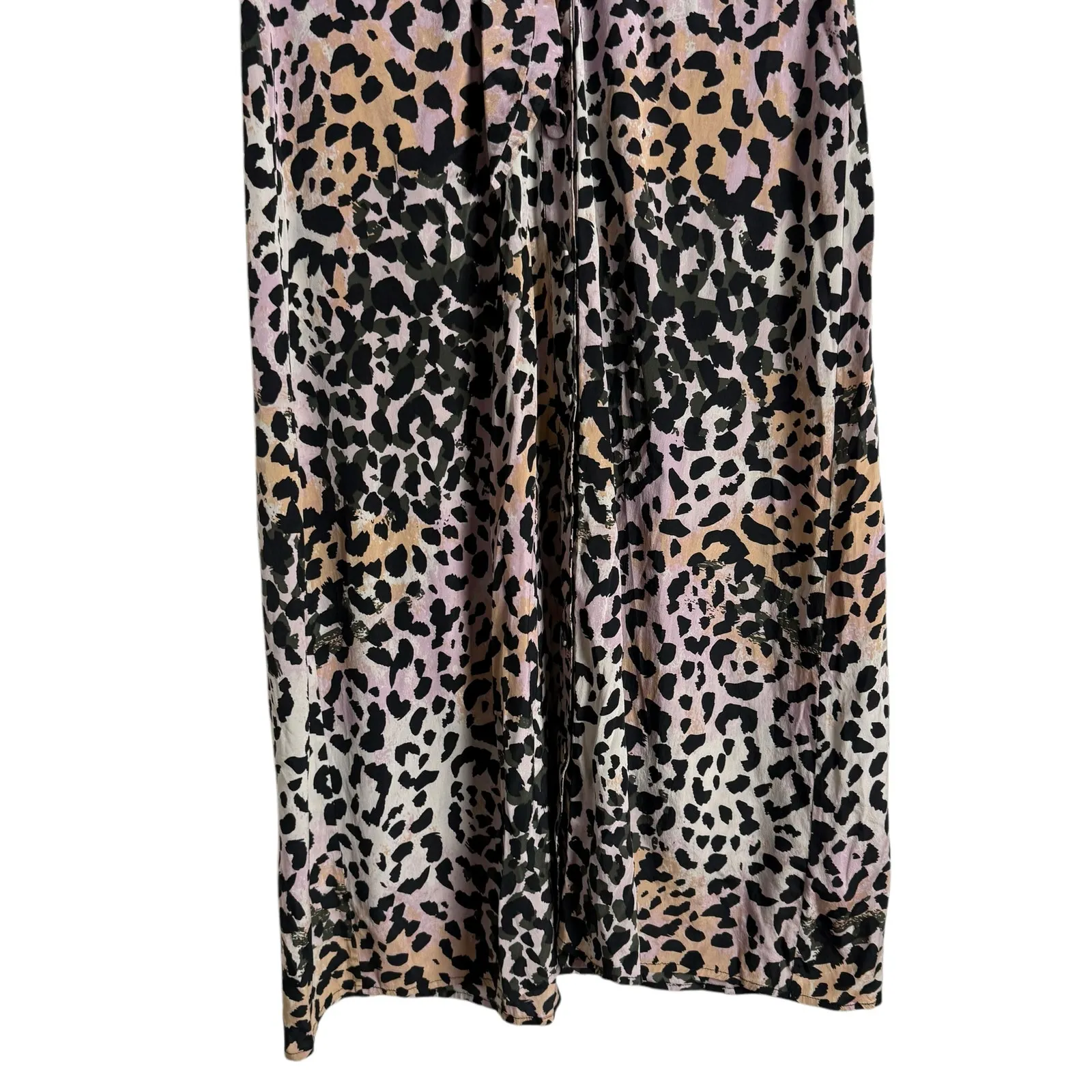 Veronica Beard Amani Animal Print Short Sleeve Shirt Midi Dress Size 6 - Image 9