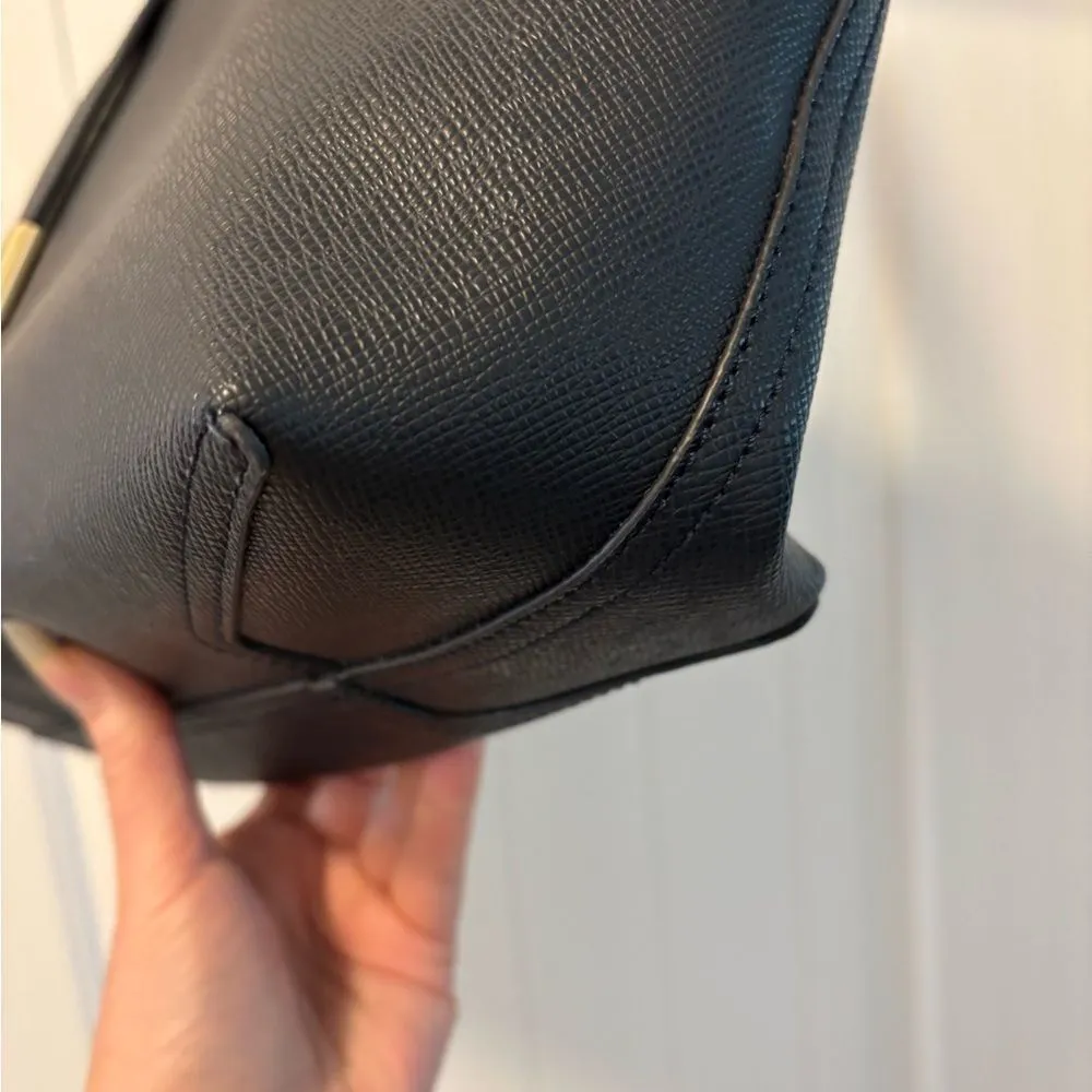 Vince Camuto Leila Handbag Small Tote Navy - Image 4