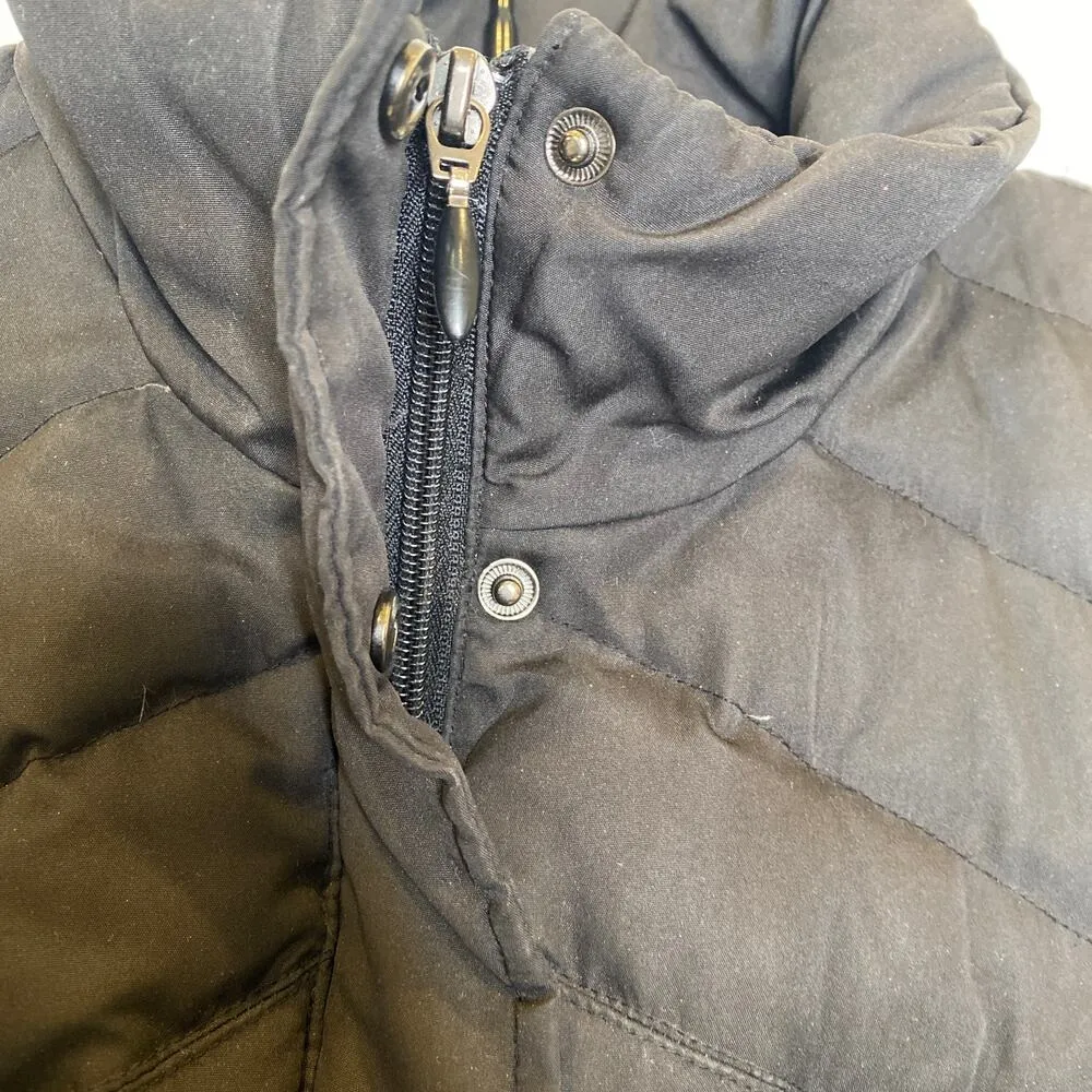 Reaction Kenneth Cole Black Down Puffer Jacket Sz Sm Polyester - Image 5