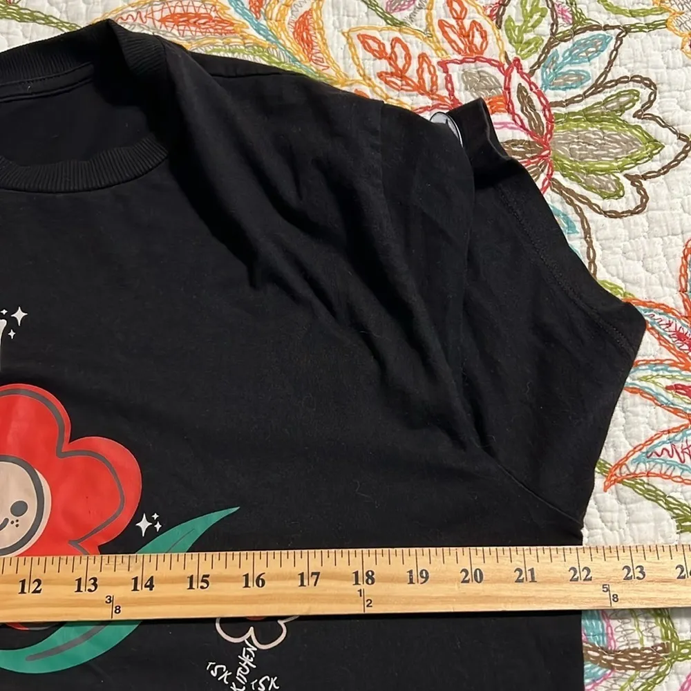 No Fear x H&M medium oversized t-shirt cotton jersey printed design crew neck - Image 6