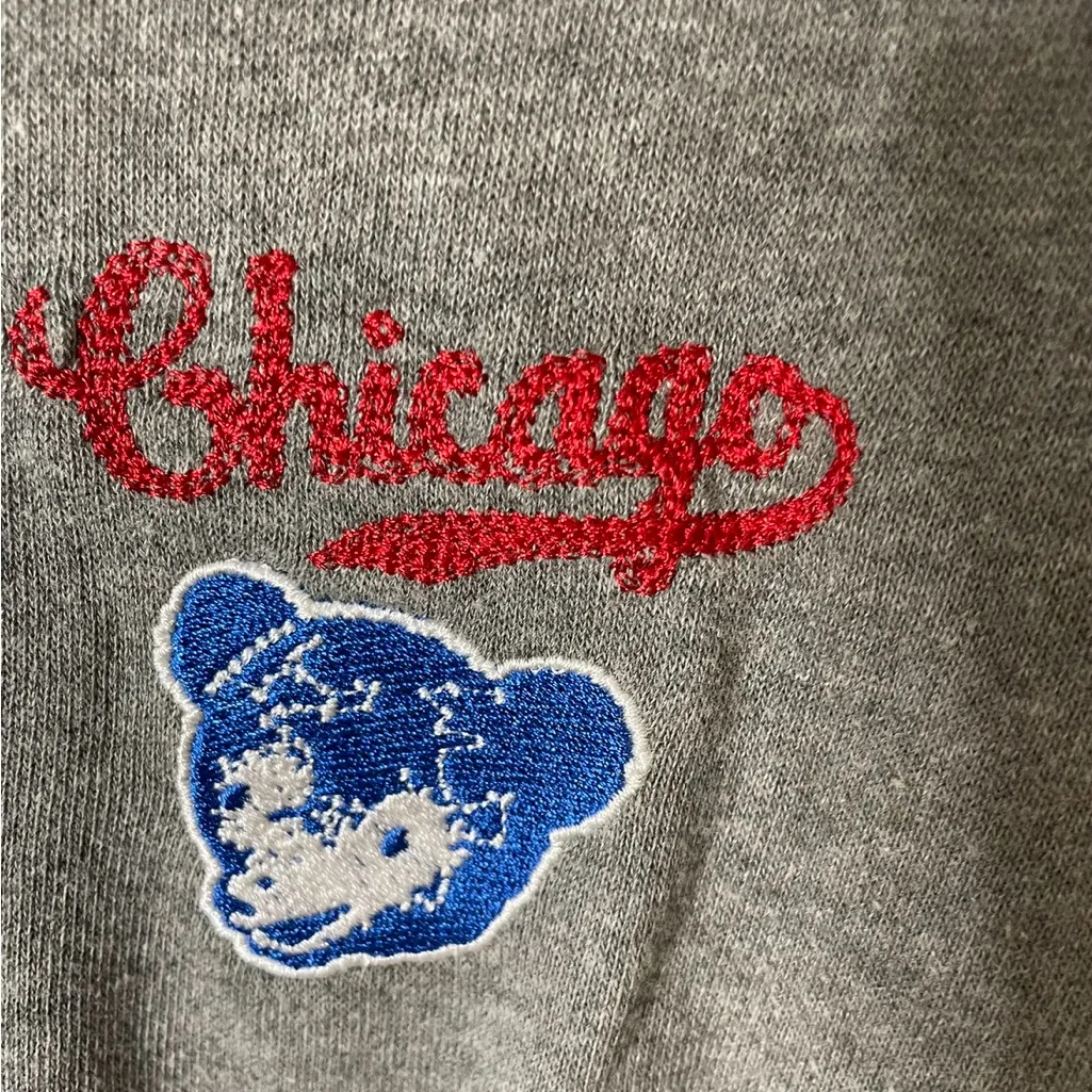 PINK Victoria's Secret Chicago Cubs Sweatshirt Hoodie Logo Women’s Small - Image 2