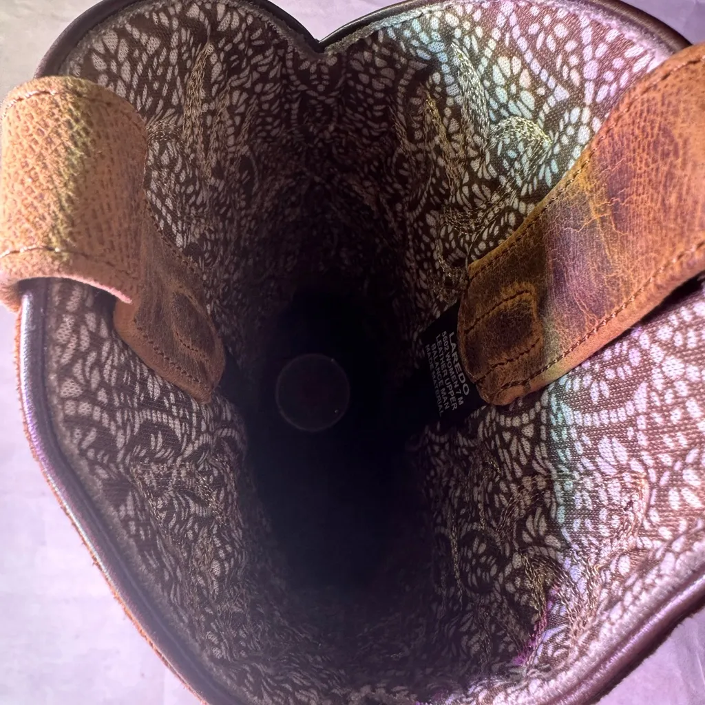 Laredo Tan Western Cowboy Boots - Image 12