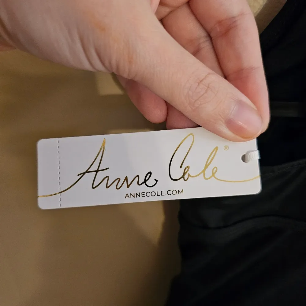 Anne Cole 32B/34C Small Black Tankini Top - Image 5