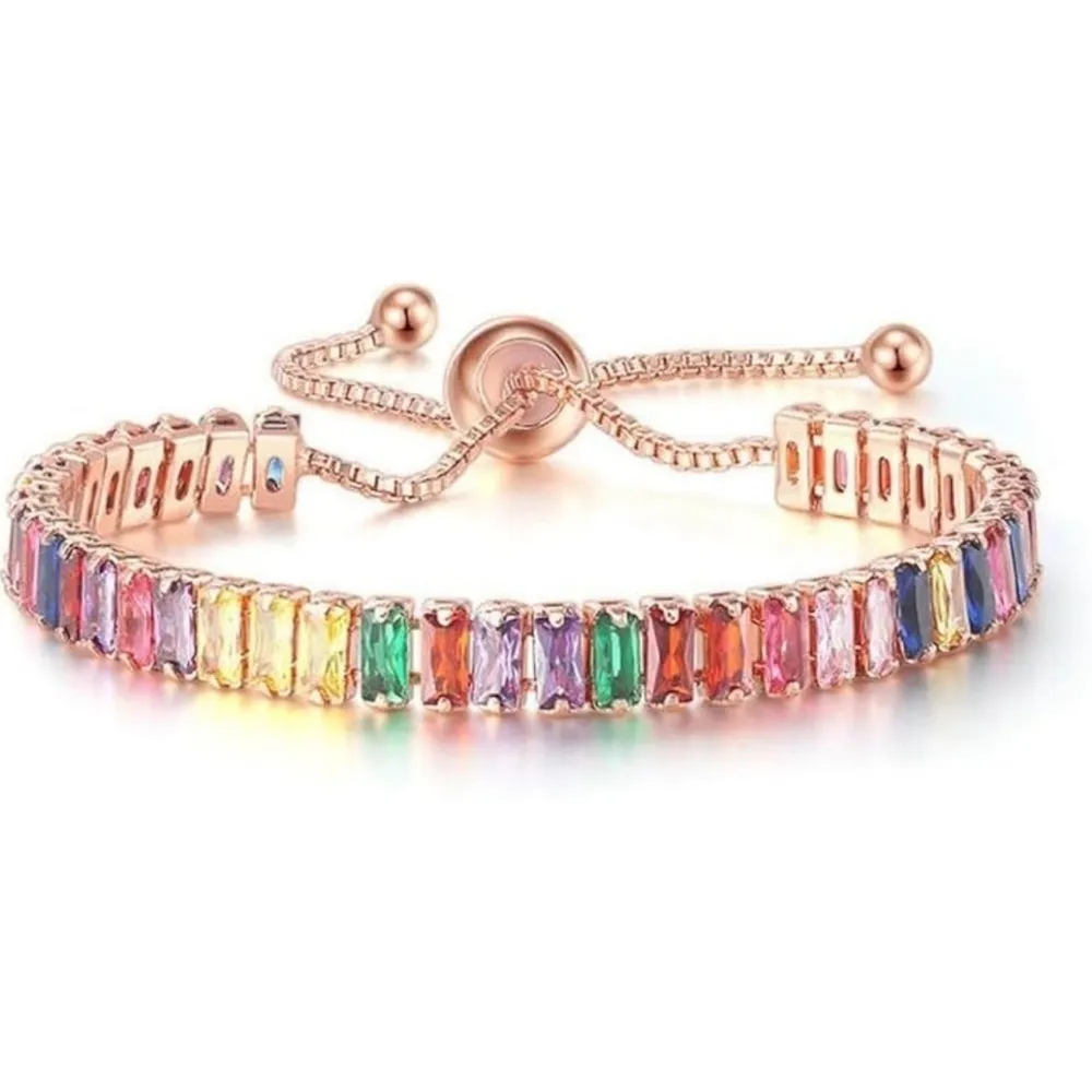 Tennis Bracelet NWT Pink - Image 2