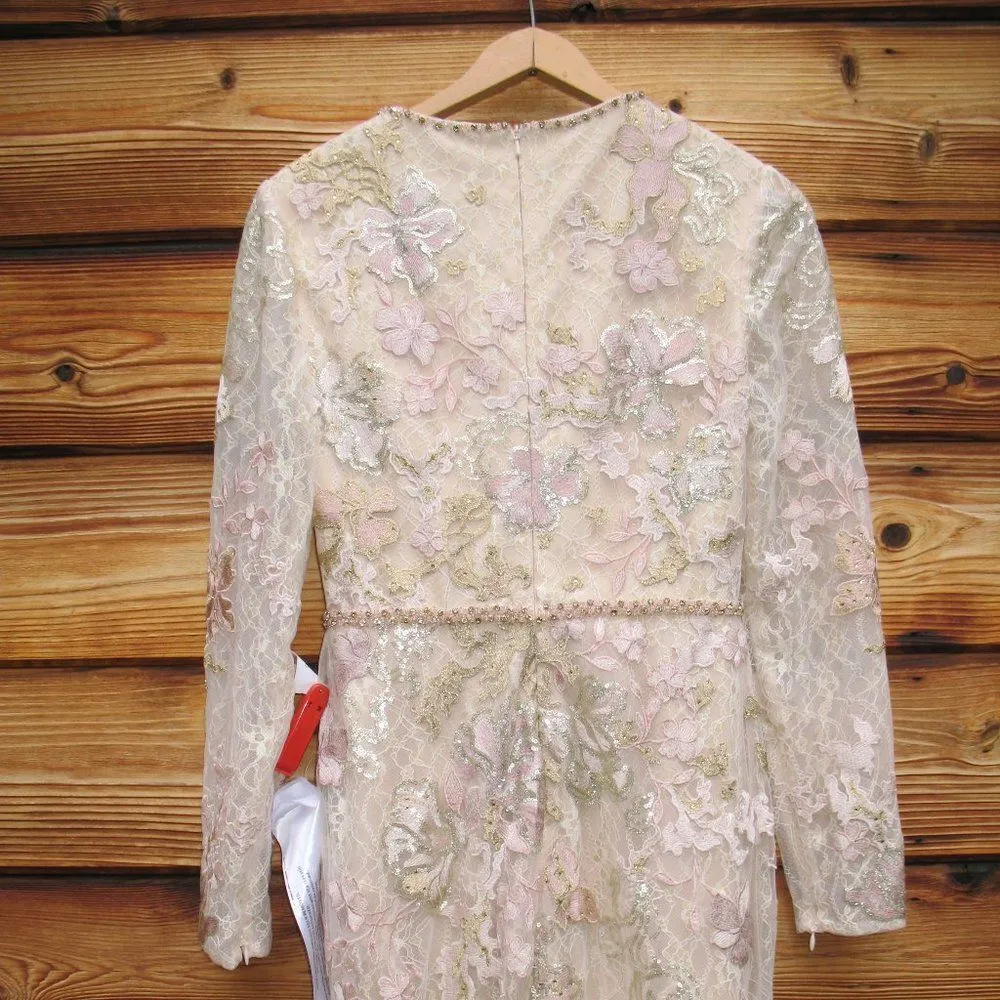 Mac Duggal 11174 Embroidered Lace Floral Trumpet Gown Dress - Image 11