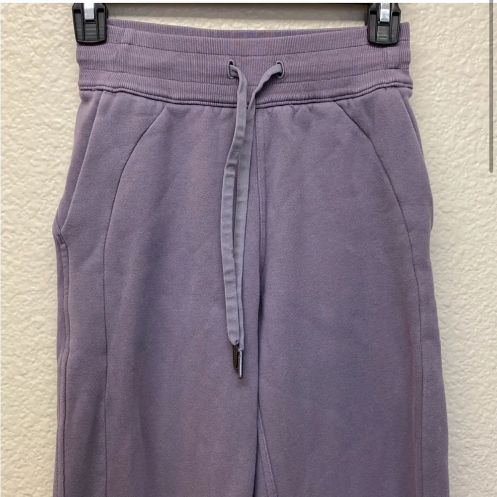 025. Purple Lululemon High Rise Scuba Joggers - Image 4