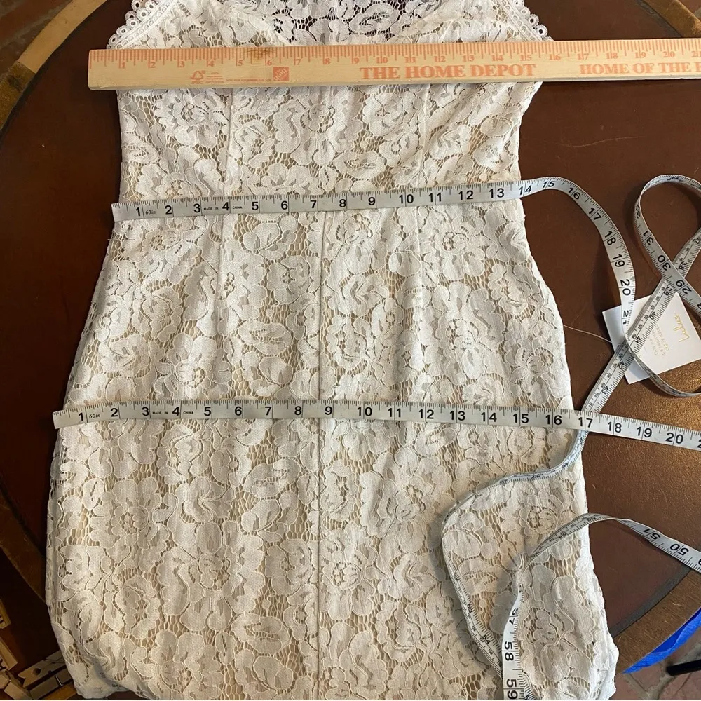 Lulu’s Love Everlasting White Floral Lace Mermaid Maxi Dress NEW B124 Size Large - Image 9