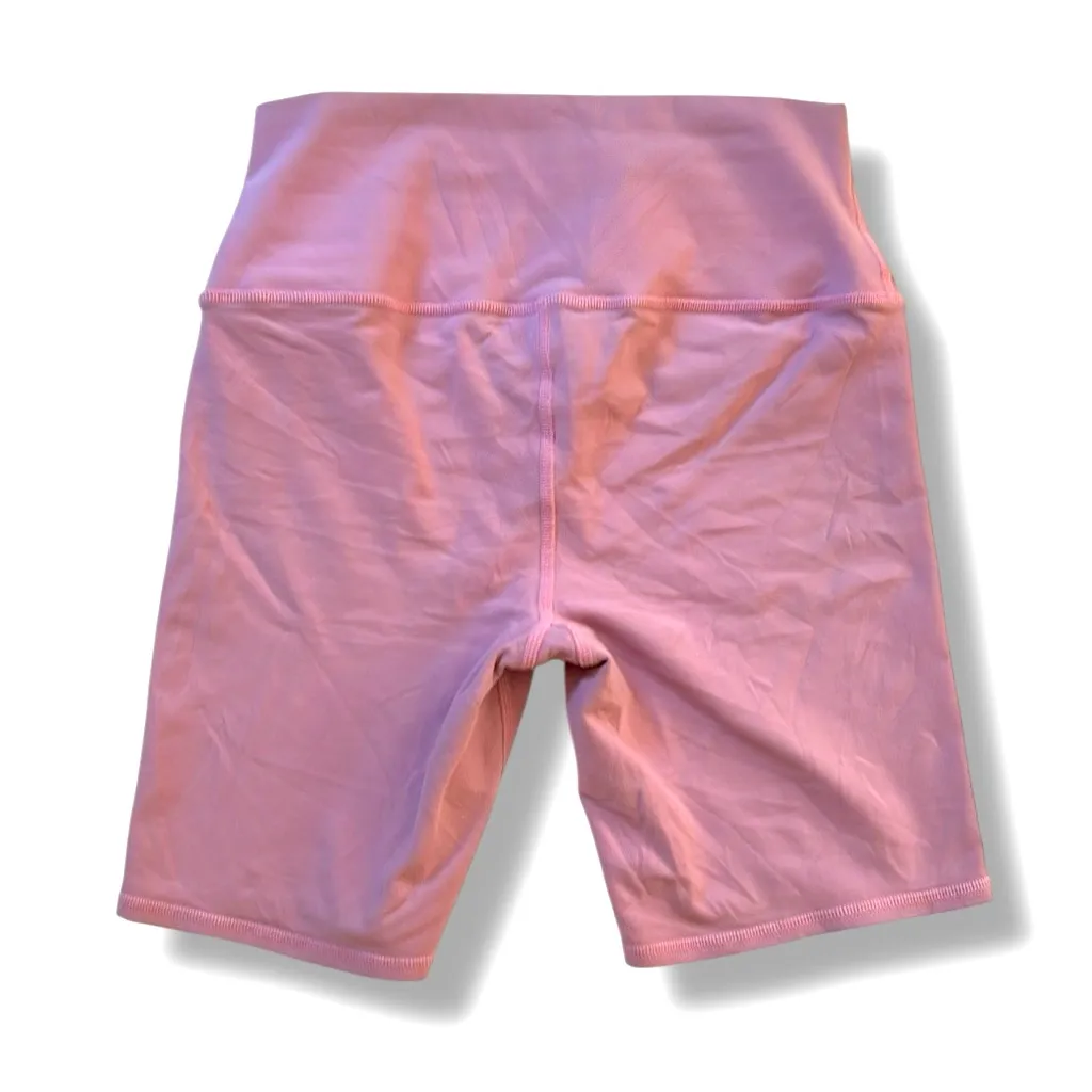 Alo Mauve Pink Biker Shirts Size M A23 - Image 3