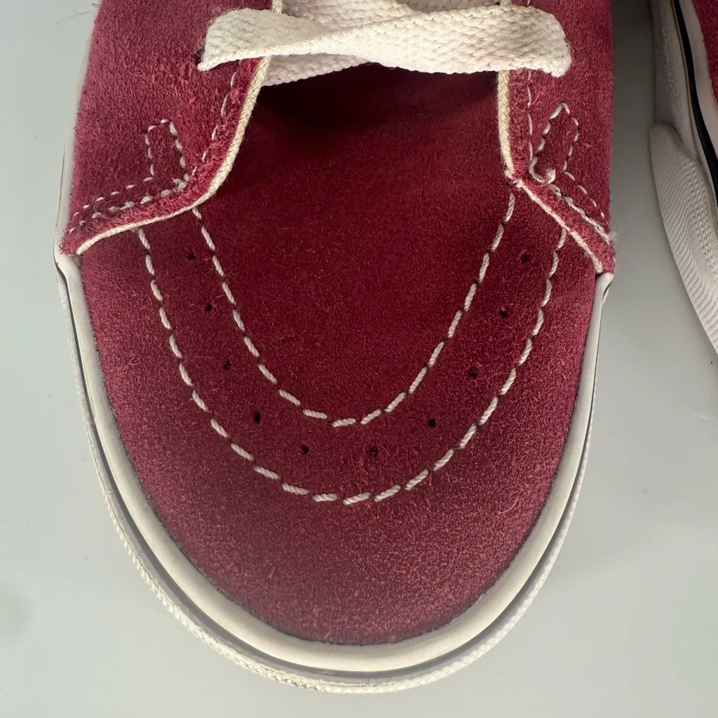 Vans Off the Wall Skateboard High Top Shoes Sneakers Men Sz 5.5 Women 7 Pink Red - Image 10