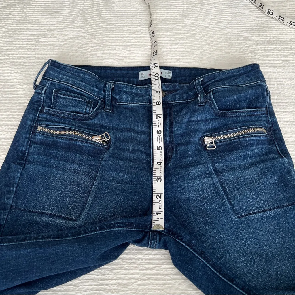 HOLLISTER jeans midrise front zip pocket size 29 - Image 8