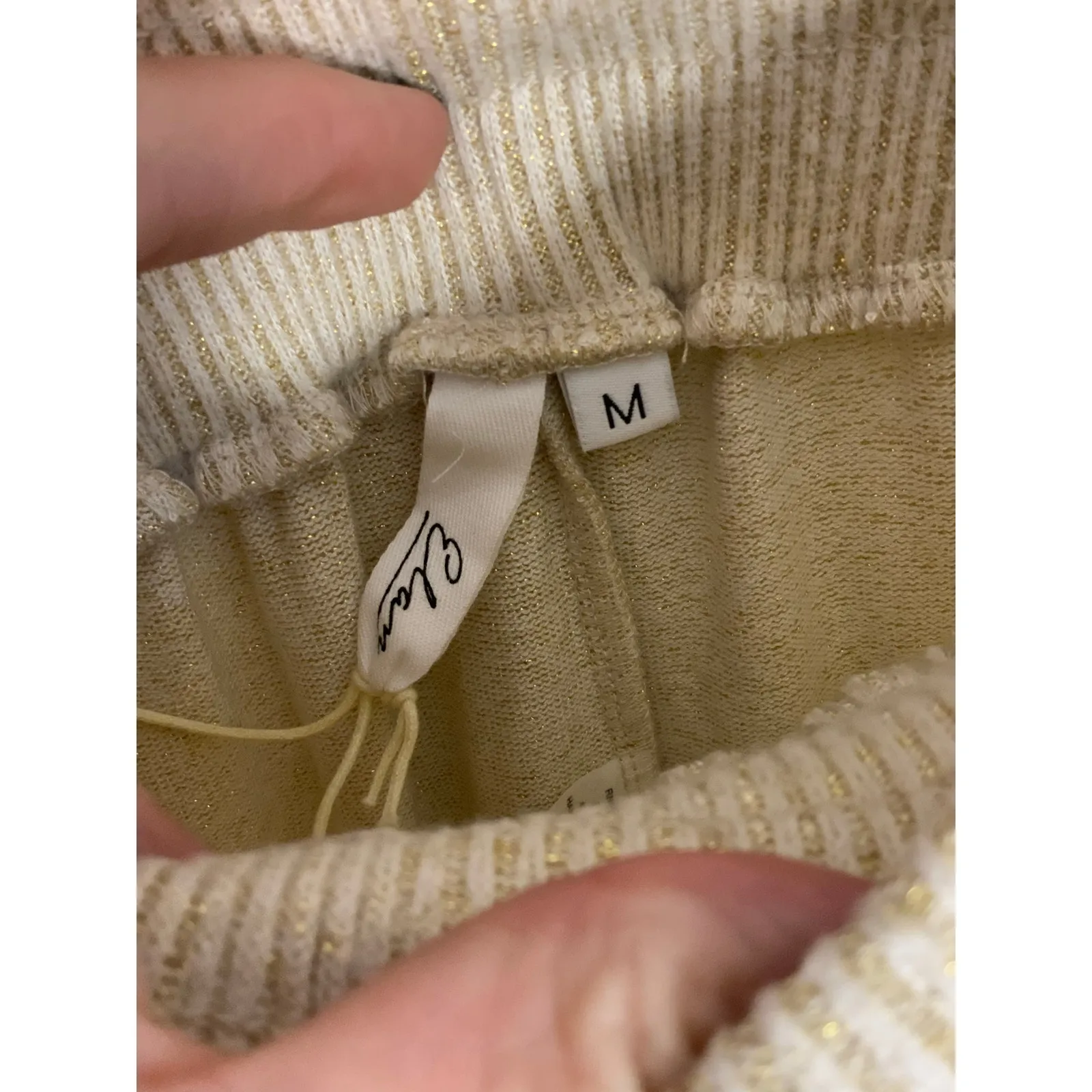 Elan Gold Joggers size‎ medium - Image 2