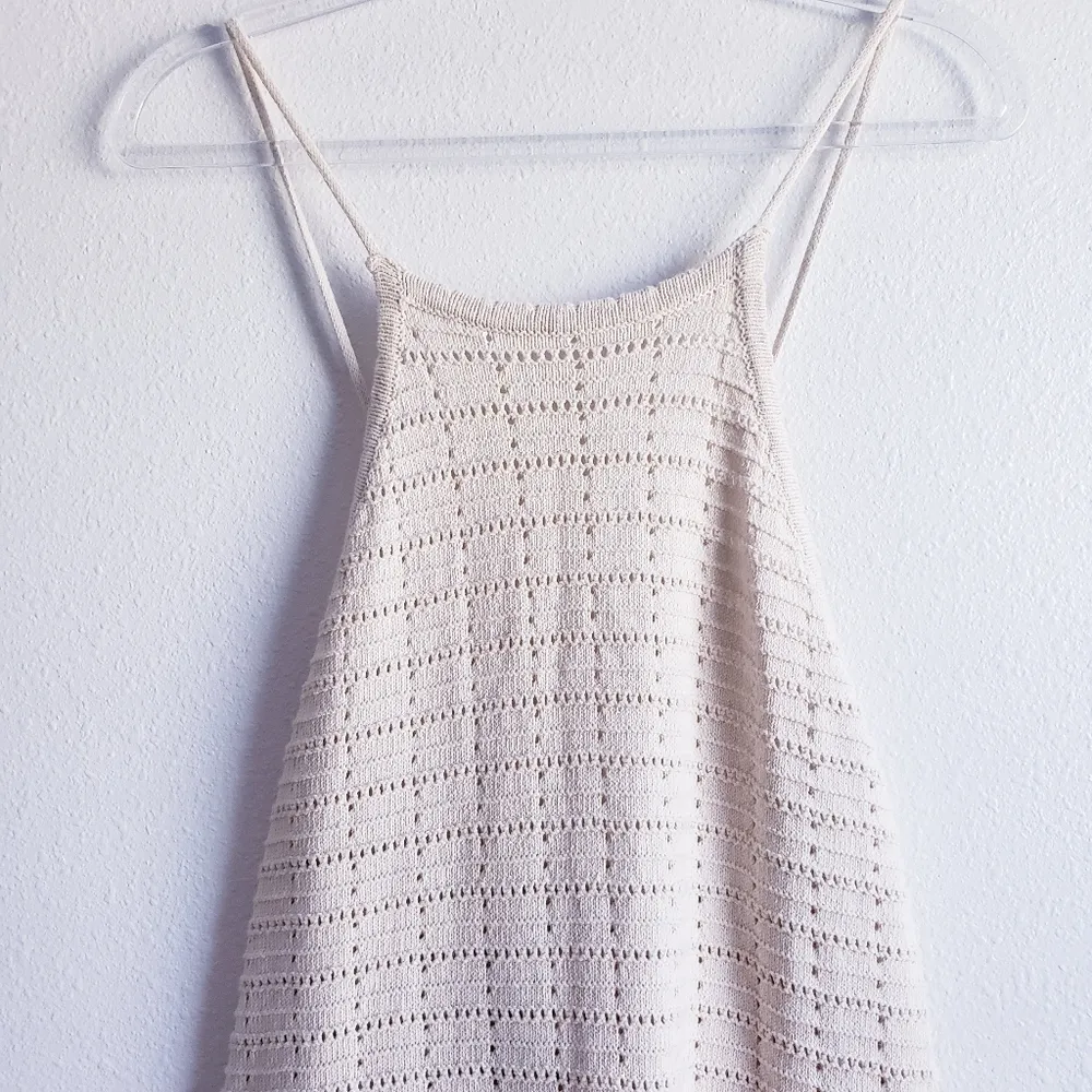 Free People Mallorca Fauxchet Midi Criss Cross Back Beach Dress - Image 4