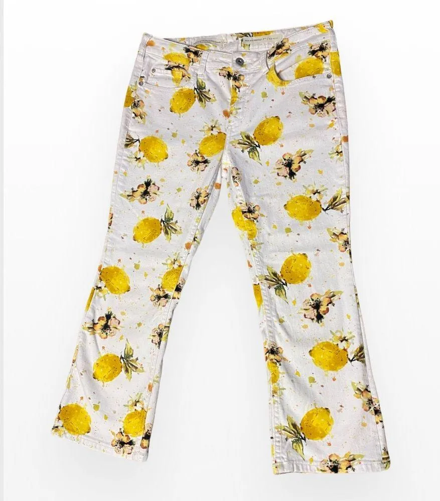 Pilcro Lemon Grove High-Rise Cropped Bootcut Jeans 29 P - Image 5