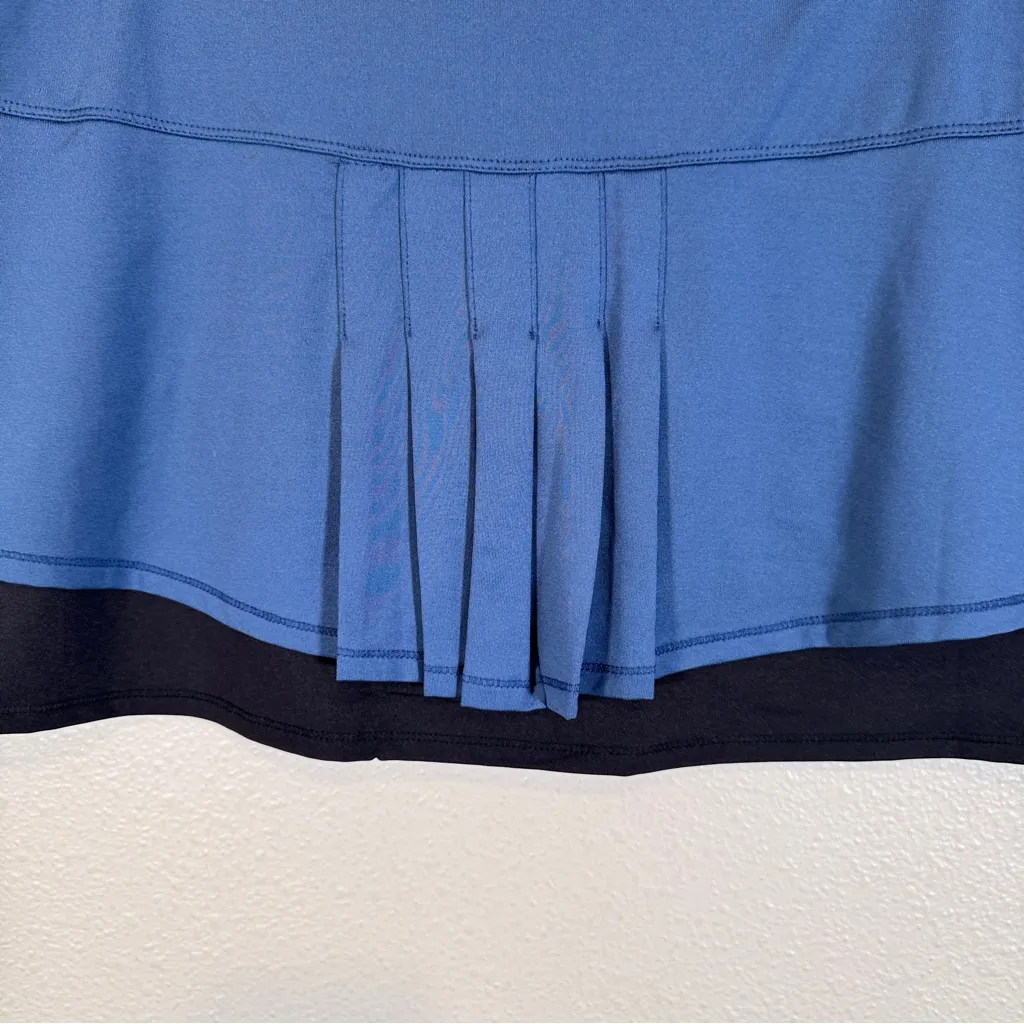 Lucky In Love Blue Black Mini Tennis Skort Skirt Womens L Golf Athletic Gorpcore Size L - Image 7