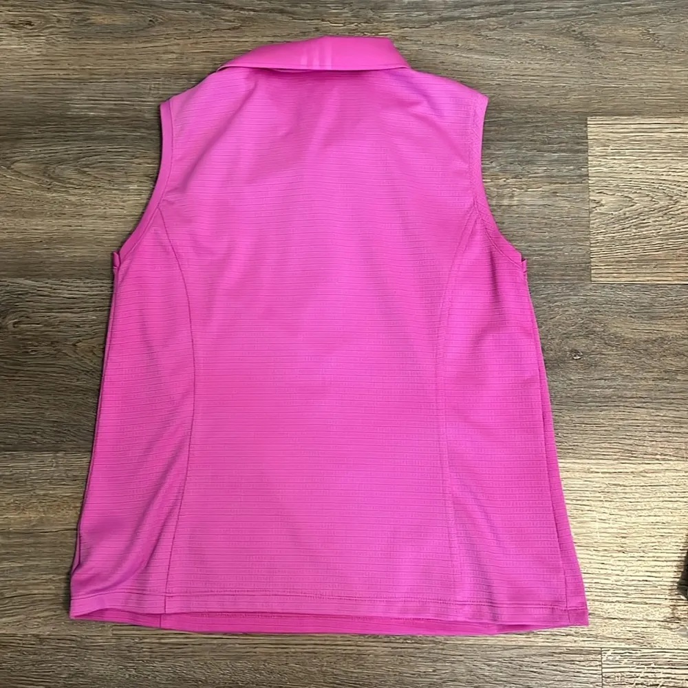 Adidas ClimaCool Women's Purple PGA West Golf Sleeveless Top Large - Image 5