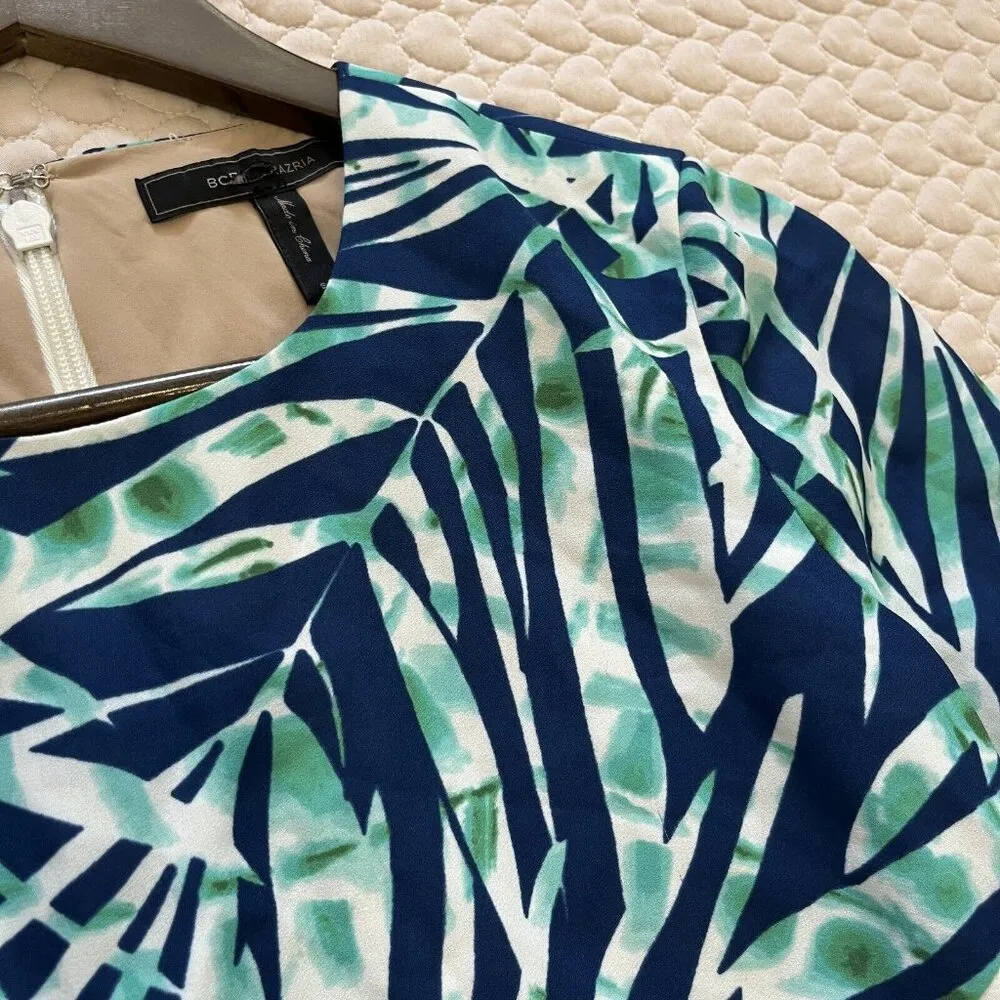 NWOT BCBG MaxAzria Tilli Printed A-Line Dress Size S Long Sleeve - Image 8