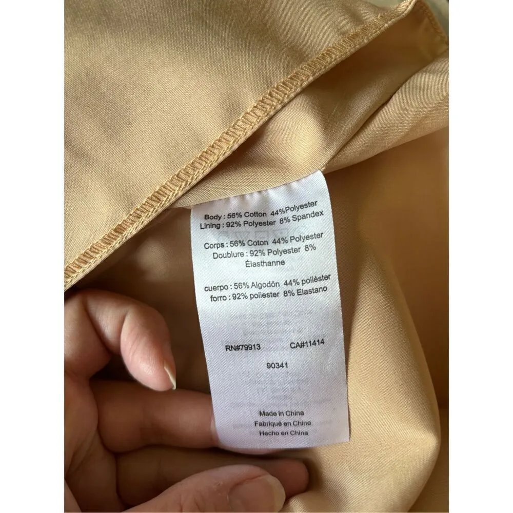 Motherhood Maternity white lace short pleated dress size small - Image 3