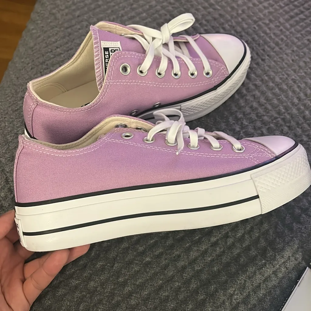 Converse Women's Chuck Taylor All Star Lift Platform 8 amethyst - Image 5