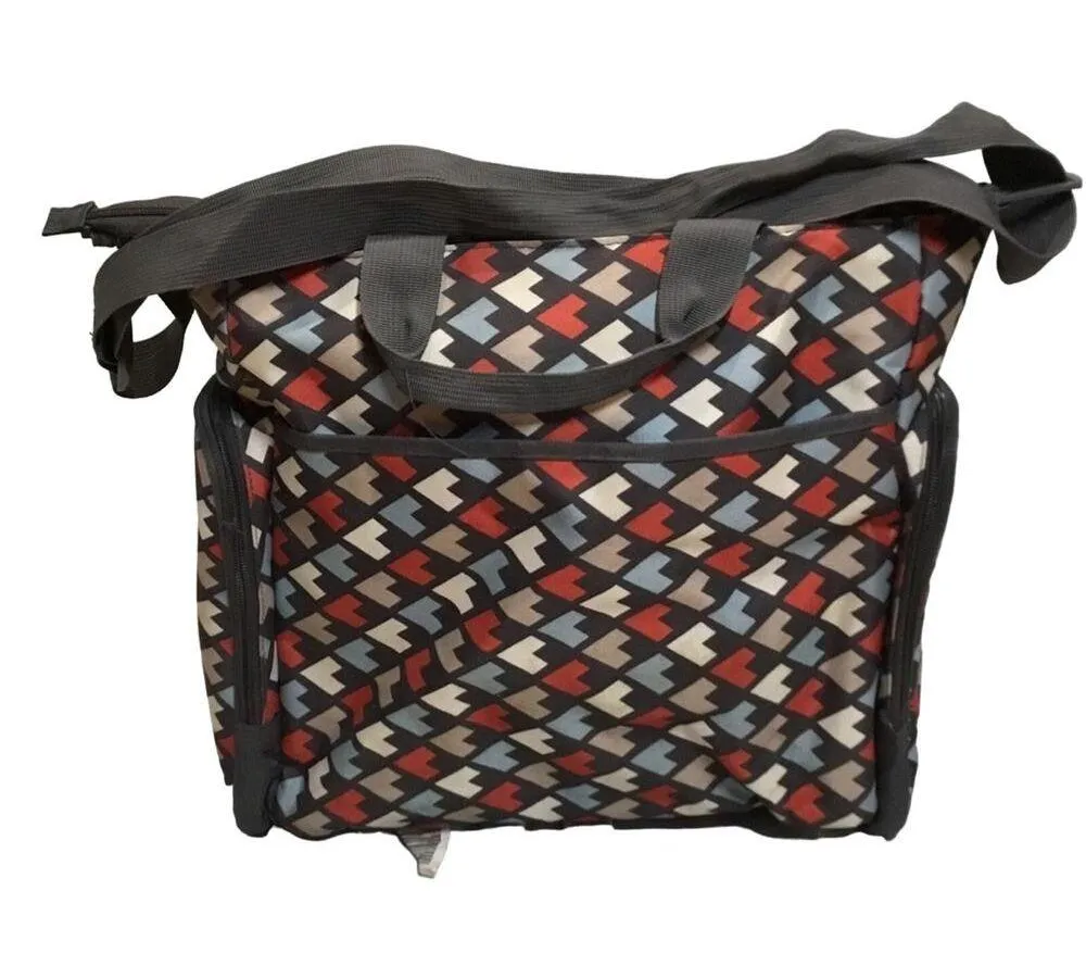 Baby Boom Multi Geo Tote Diaper Bag Gray - Image 6
