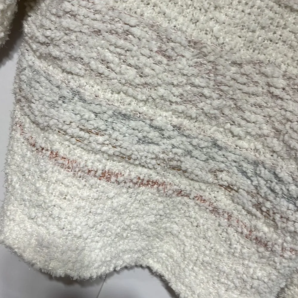 NWT Hippie Rose Ivory  Striped Sweater Medium Style PF9S20698 - Image 15