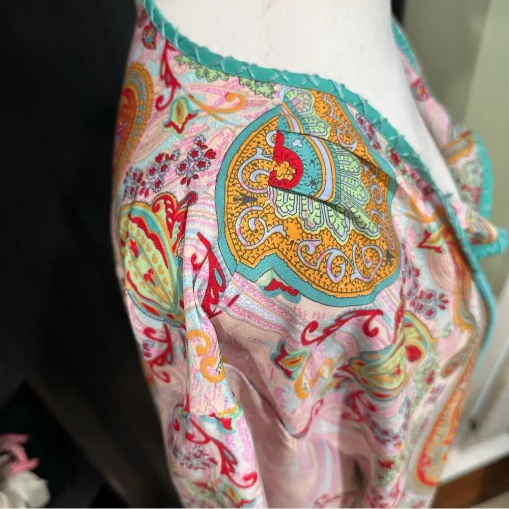 Soft Surroundings Boho Paisley Tunic Top – Size Medium - Image 6