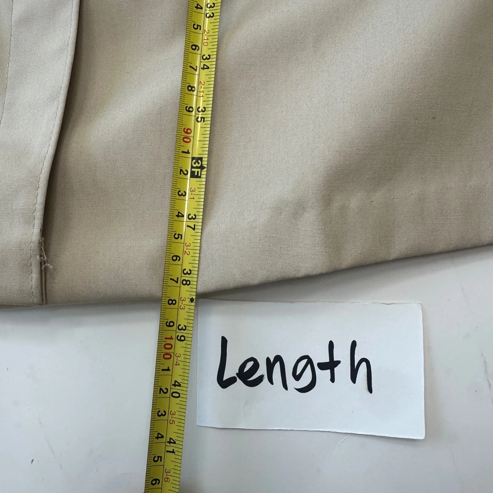 Vintage 80's Sophisticate Miss Trench Coat Tie Neck Belted Long‎ Sleeve Women 8 Tan - Image 11