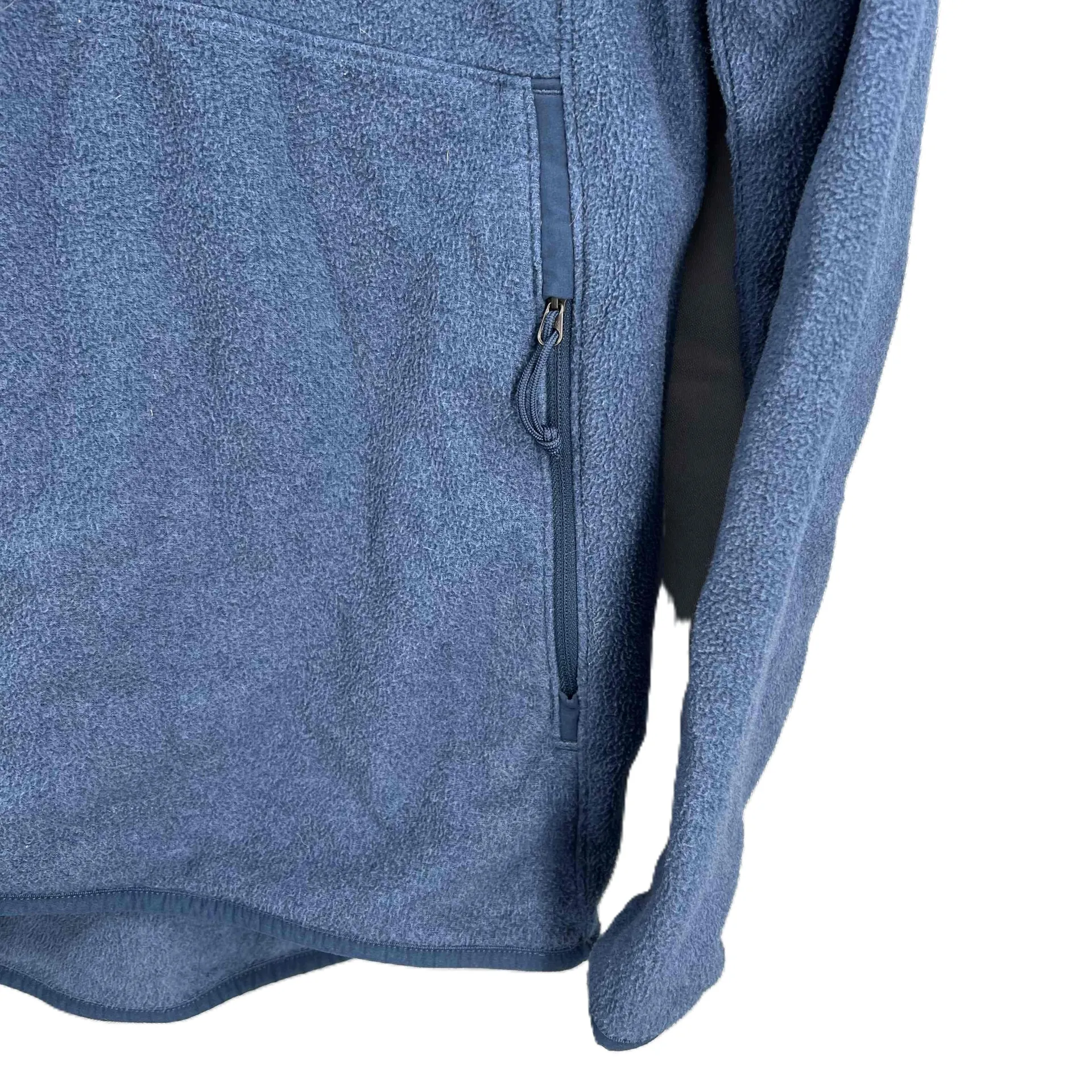 The North Face Blue‎ Fleece Hoodie Long Sleeve Zip Pockets Women Small - Image 3