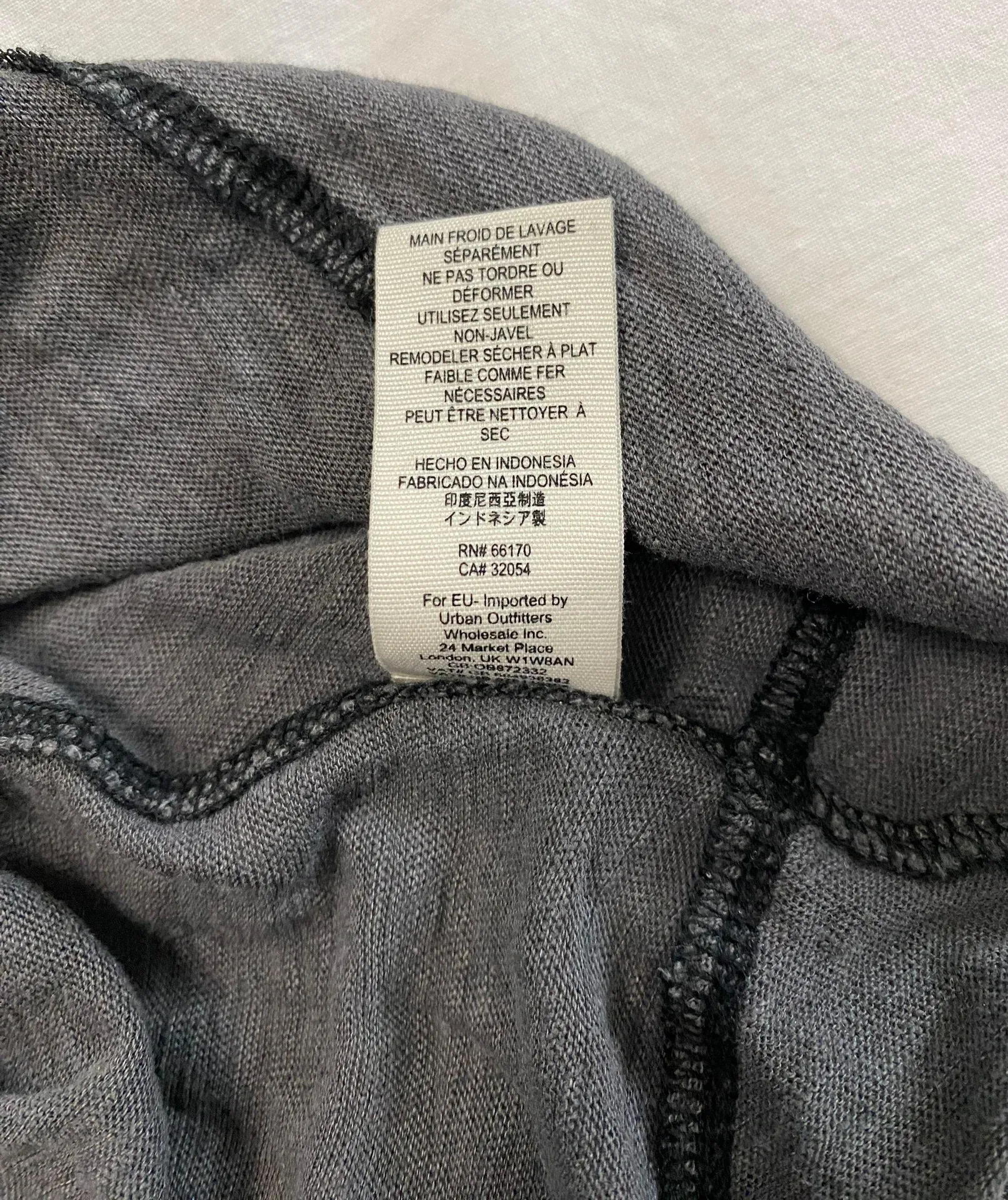 We The Free Grey Cropped Henley - Image 12