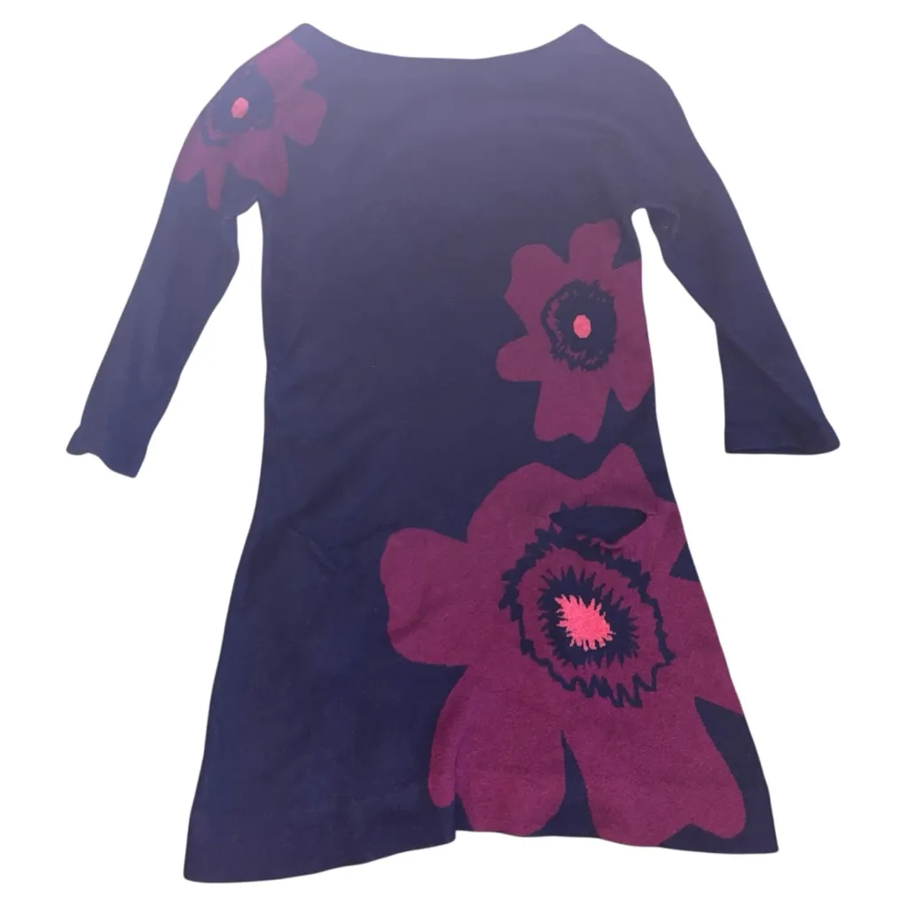 Anthropologie By Field Flower Poppy Pocket Tunic Blue Size XS - Image 3