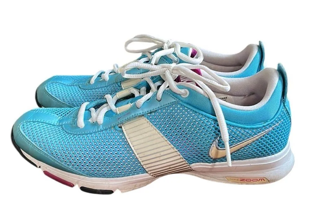 Nike Zoom Midfit Trainer Essential II 2 Blue Running Shoes - Image 12