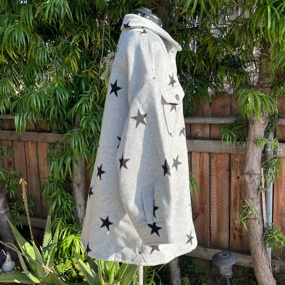 Avec Les Filles Gray Star Shacket size L - Image 10