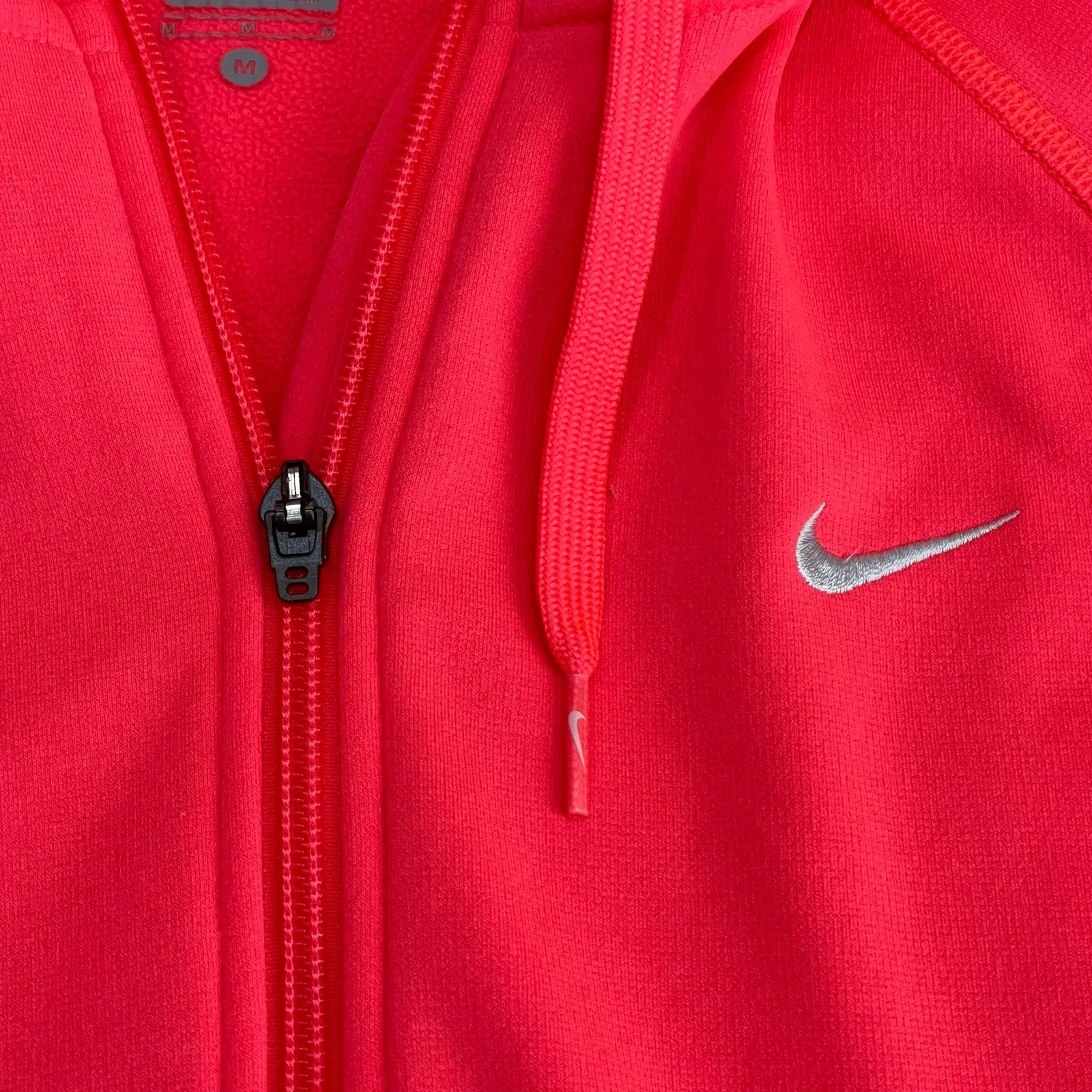 Nike M Therma Fit Full Zip Fleece Hoodie Jacket Sweatshirt Hooded Logo Running - Image 5