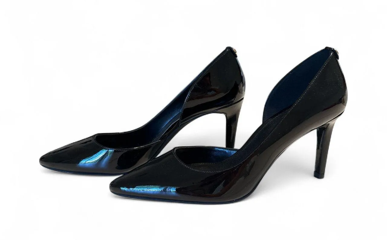 Michael Michael Kors Lucille Flex D’Orsay Heels Black Patent Leather Size 5.5 - Image 6