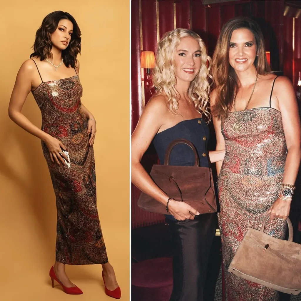 NWT Veronica Beard Leda Dress in Size 6 Red Multi - Image 13