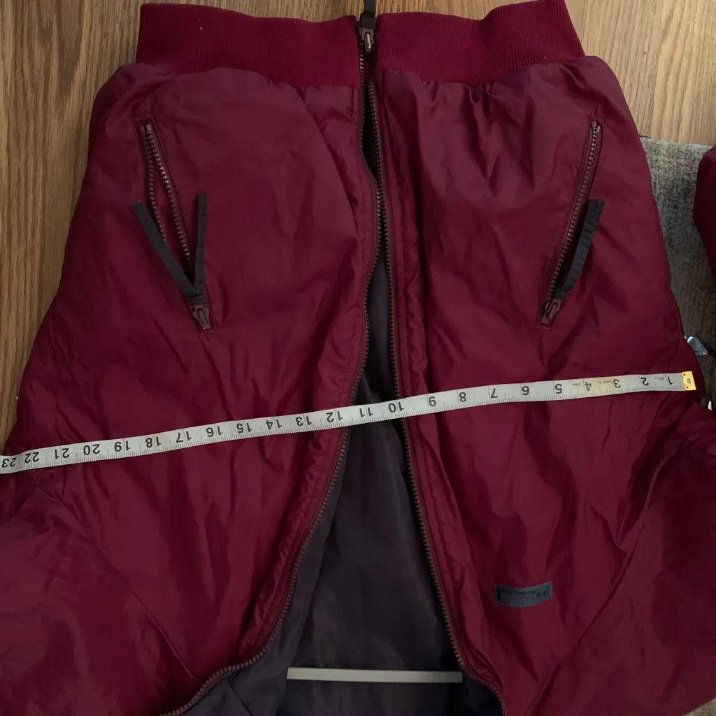 Columbia Vintage Red Womens Large Red Jacket Coat Outerwear Lightweight  Winter - Image 6