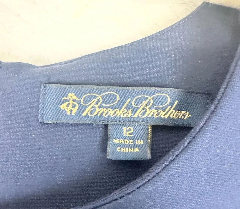 Sheath Dress Size 12 Navy Blue Stretch Career Business Workwear - Image 5