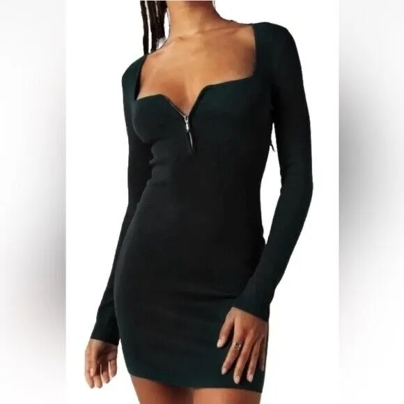 ABERCROMBIE Softknit Mini Bodycon Dress‎ - Image 5