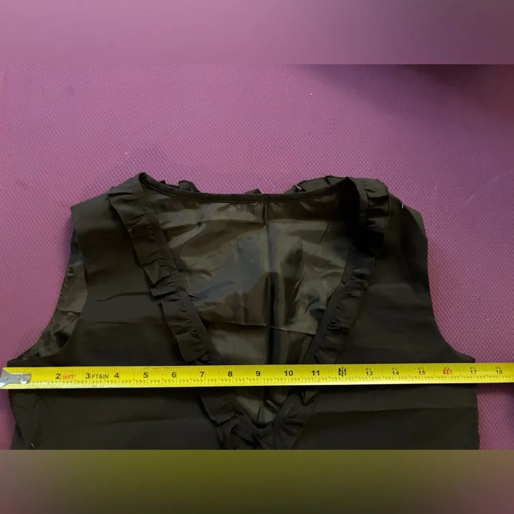 Innowave Brown and Ivory V Neckline And Empire Waist Dress Made in Japan White - Image 5