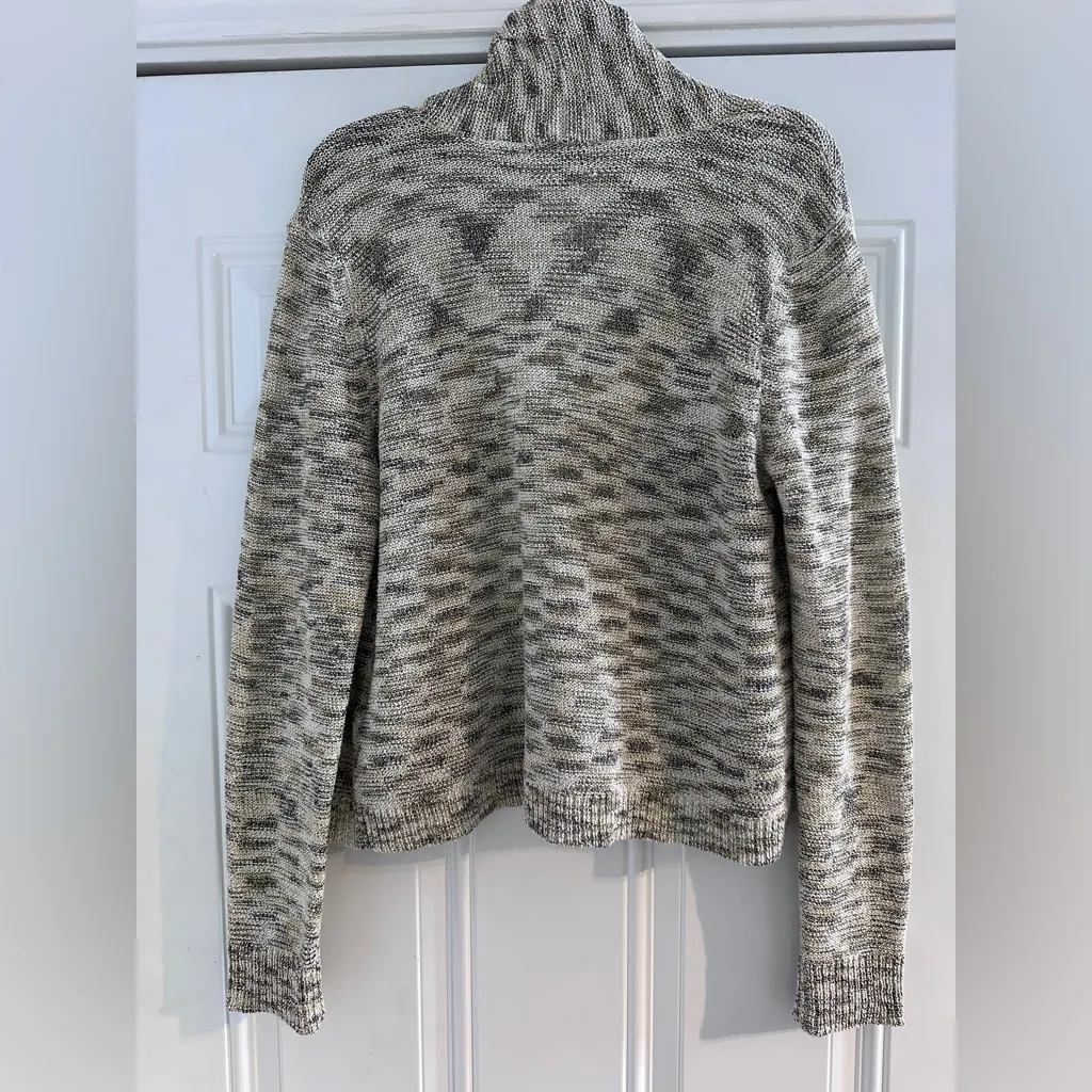 Lilla P Women's Gold/Black open Long Sleeve Cardigan Sweater Size L Gold Size L - Image 8