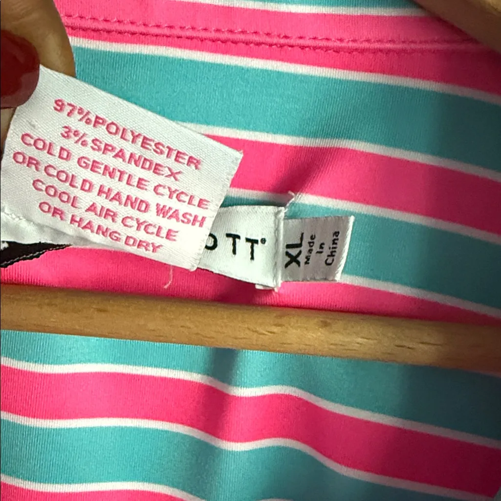 GRETCHEN SCOTT TWIST AND SHOUT DRESS GRAND BAZAAR BRIGHTS XL Pink - Image 9