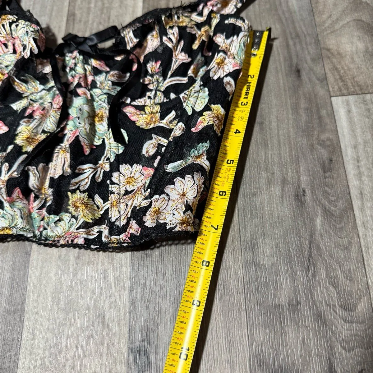 Victoria’s Secret Dream Angels floral lace corset top - Image 4