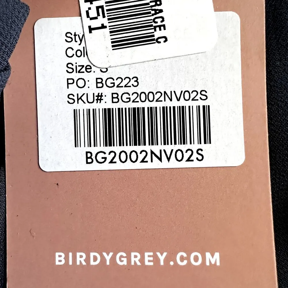 Birdy Grey Grace Convertible Dress Bridesmaid Sweetheart Wedding Blue Small NWT - Image 5