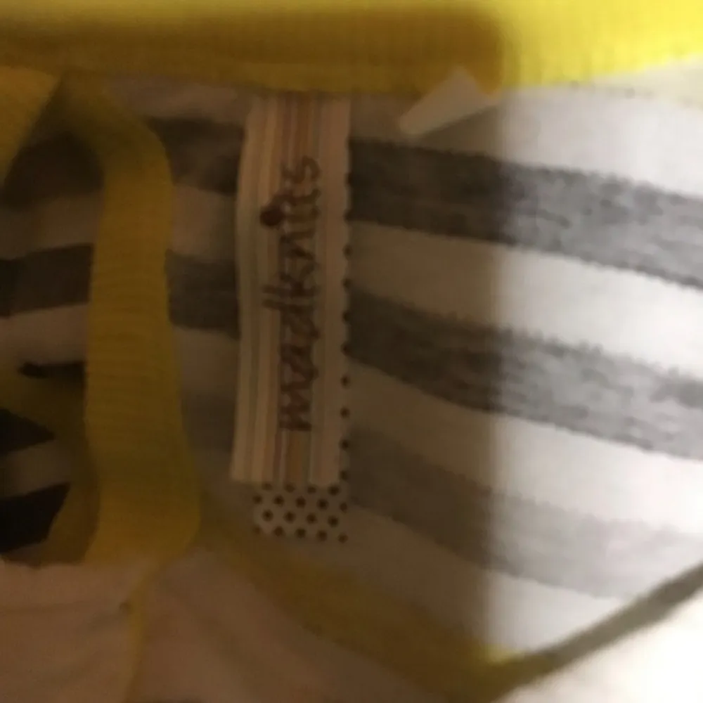 VTG Y2K fun bright striped top Yellow - Image 3