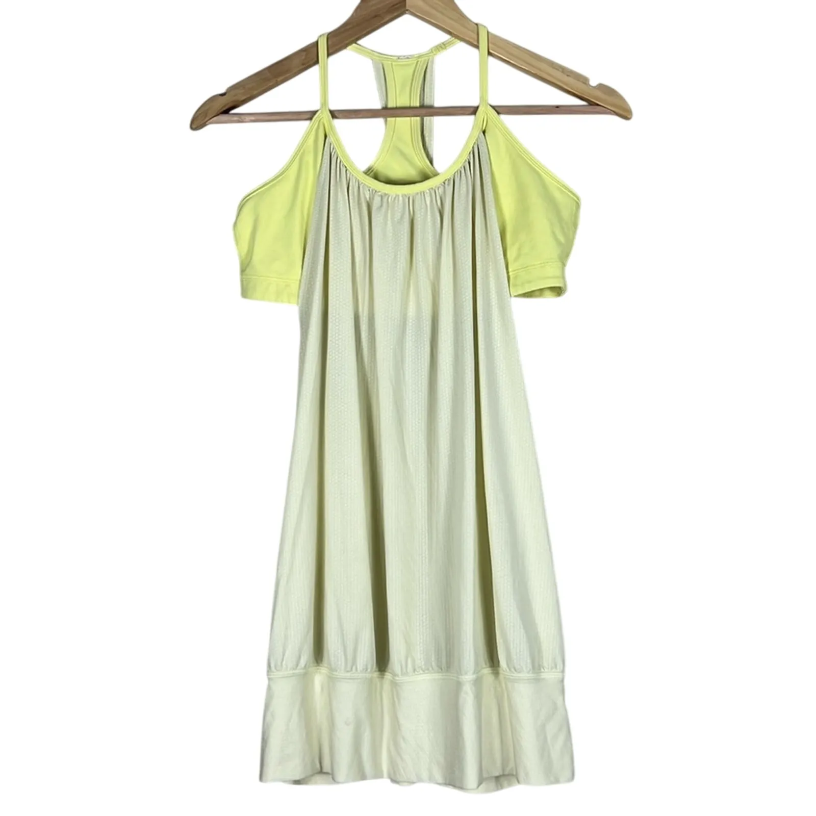 Lululemon No Limits Tank in Zest / Sheer Lemon Womens 10 Athleisure Yoga Fitness - Image 3