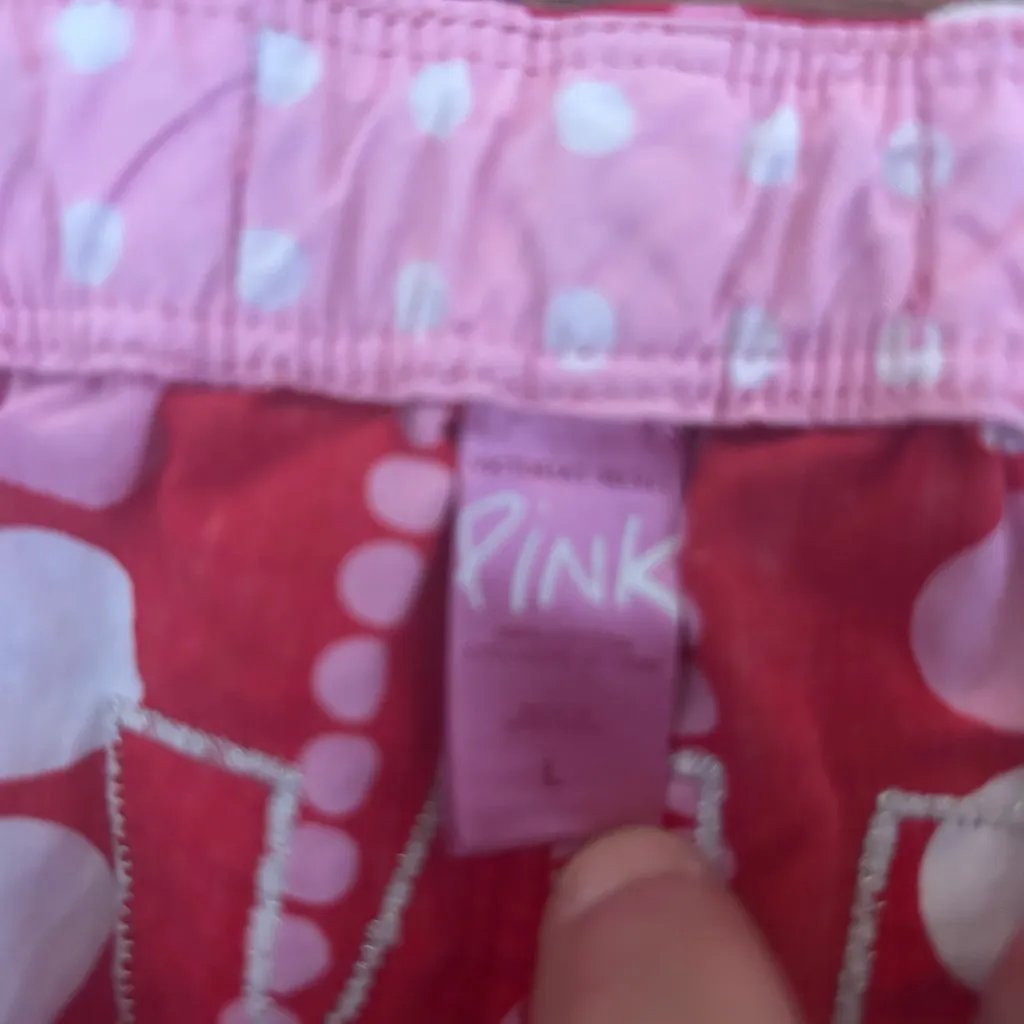Vintage 2000’s Victoria’s Secret PINK Polka Dots Pajama Pants PJs Size Large i - Image 6