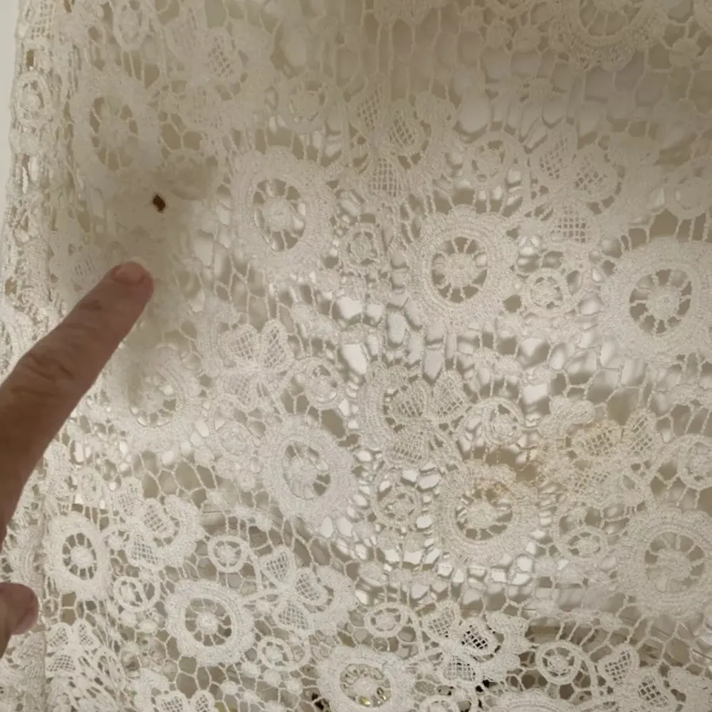 Moulinette Soeurs Anthropologie white Horkelia Dress 2 XS See photos small spots - Image 3