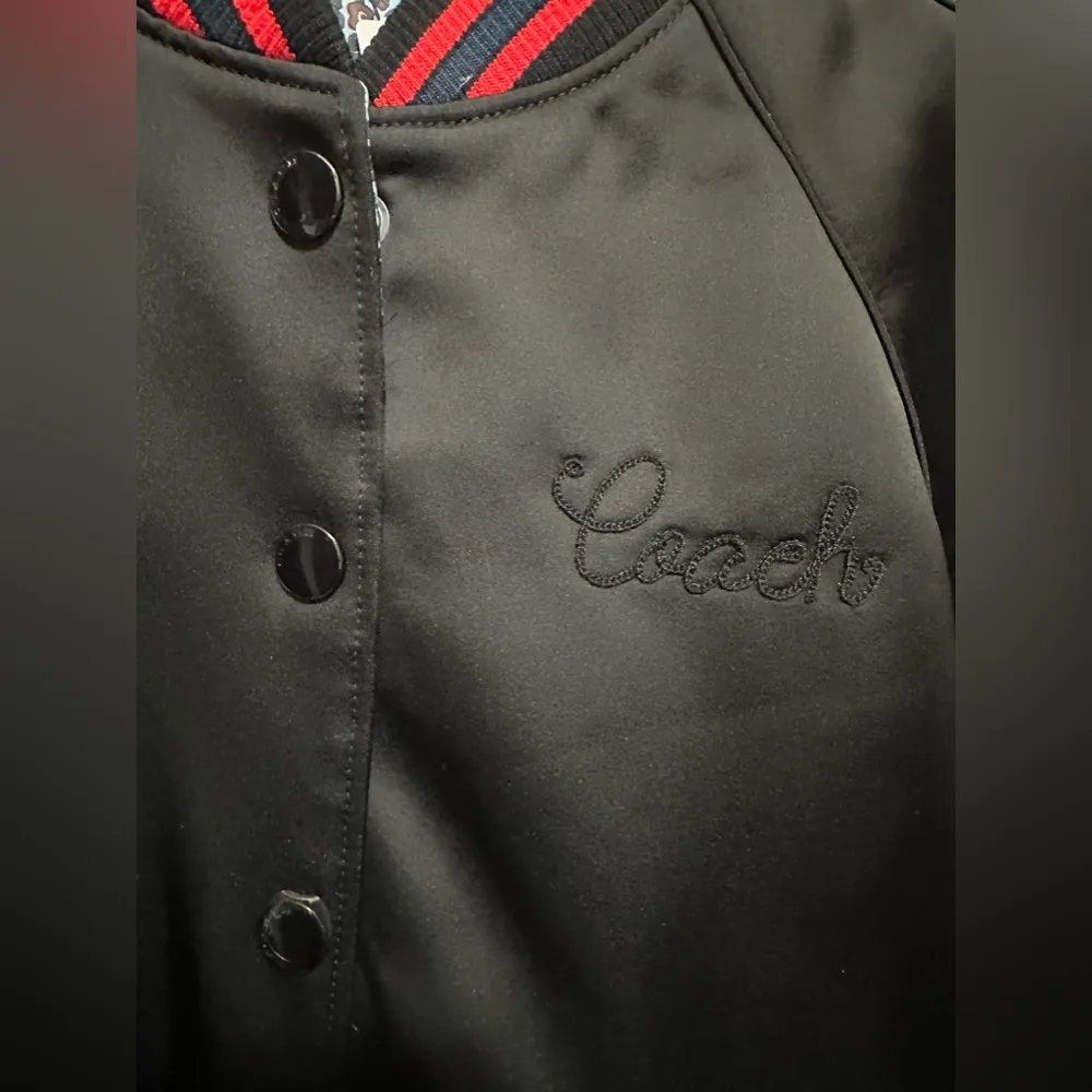 Coach Multicolor Reversible Ranch Floral Varsity Jacket Size XS NEW - Image 6