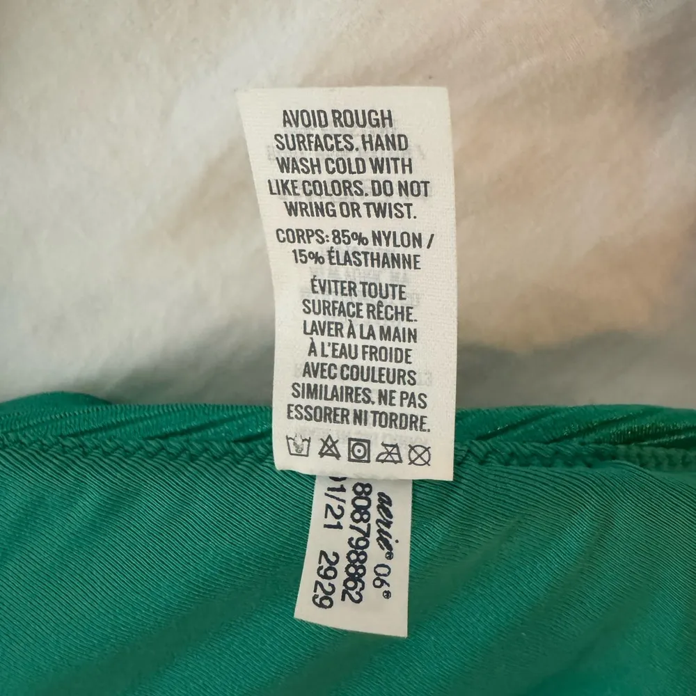 Aerie Green Triangle Bikini Top - Image 6